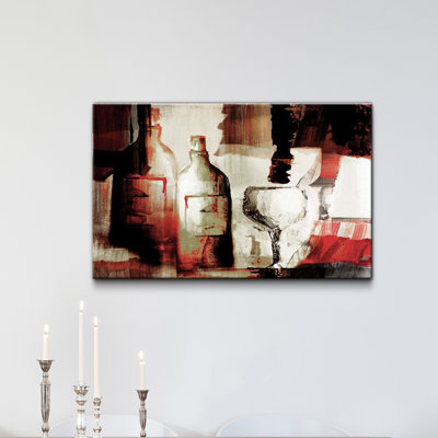 «Abstract Wine», reproduction d'art sur toile