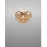 Giogali Ceiling Lamp 50 Crystal Smoky Matt Bronze 1 E26 Ul