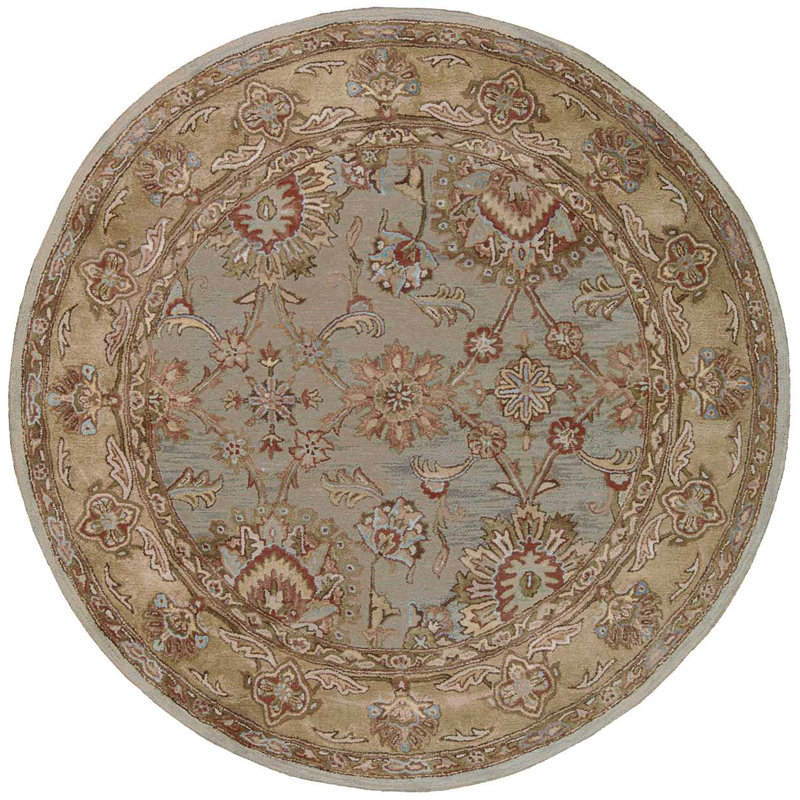 Glarus Wool Oriental Indoor Rug, Round 8'