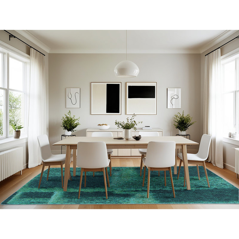Abstract Indoor Rug, Rectangle 7' x 10'