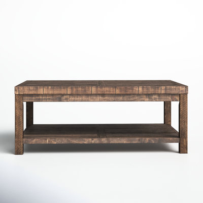 Alexandra Solid Wood Top Coffee Table