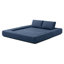 Canapé-lit convertible de 81 po, canapé-lit pliant 3 en 1 avec tissu en velours côtelé, matelas de canapé-lit futon escamotable, causeuse confortable pour le salon et la chambre à coucher-130073708