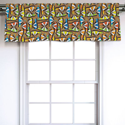 Sateen Ruffled Window Valance