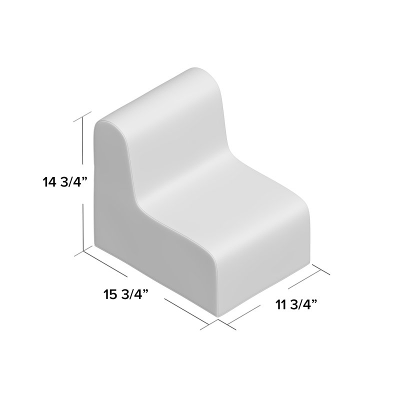 Prelude L-Shaped Kids Soft Seating, Green