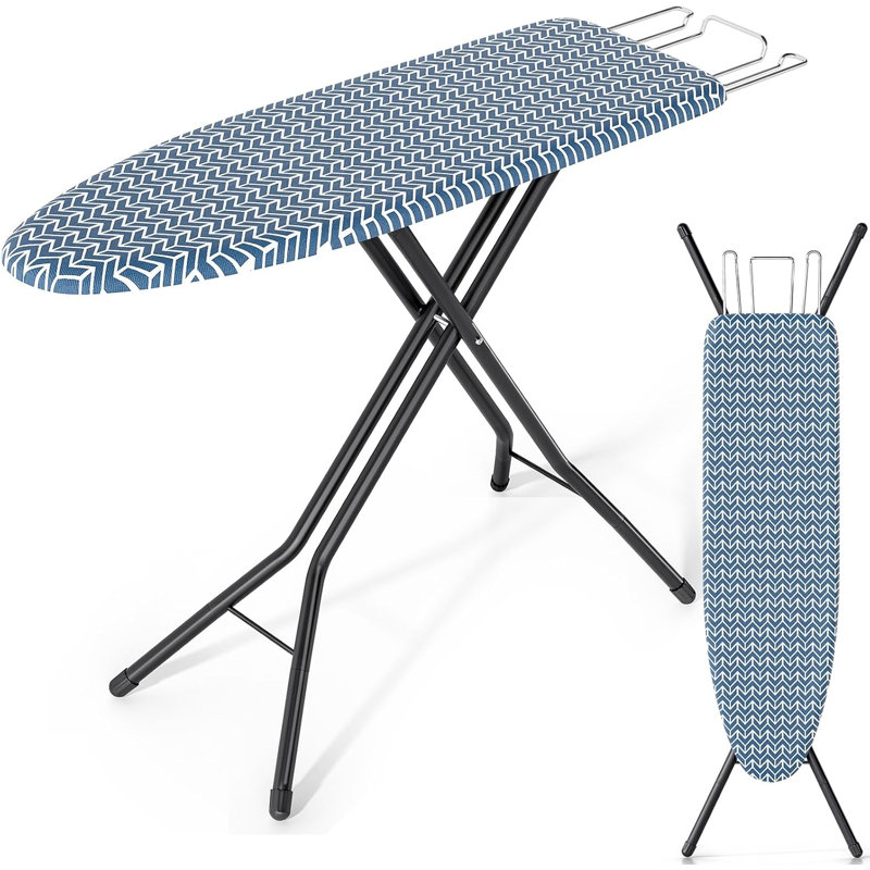 Planche à repasser pliable pleine grandeur, ensemble de planche à repasser standard, Bleu
