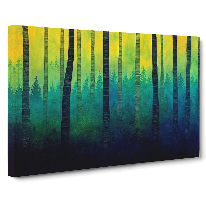 The Colourful Forest Vol.5 - Wrapped Canvas Print, 35cm H x 50cm W x 3cm D