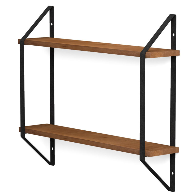 Asem 2 Piece Paulownia Tiered Shelf