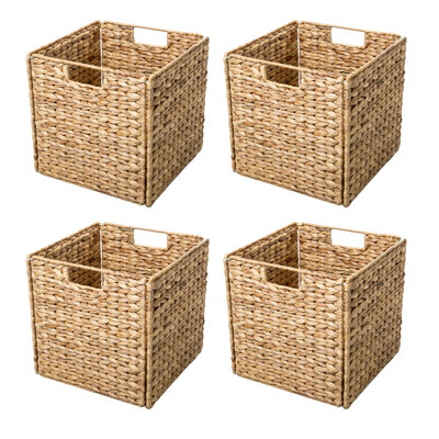 Panier de rangement en osier pliable Hyacinth