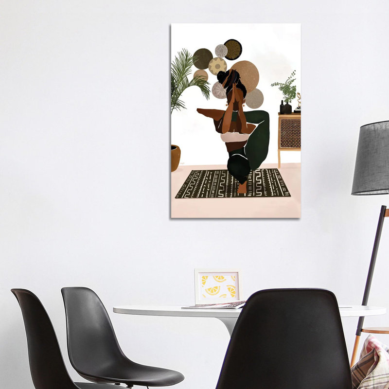 « Équilibre » par Brie Nicole-impression d’art graphique, H 18 po x l 12 po x 1,5 po, Toile tendue, Pas de tapis