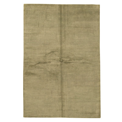 High-Quality Hand-Knotted Seafoam Area Rug