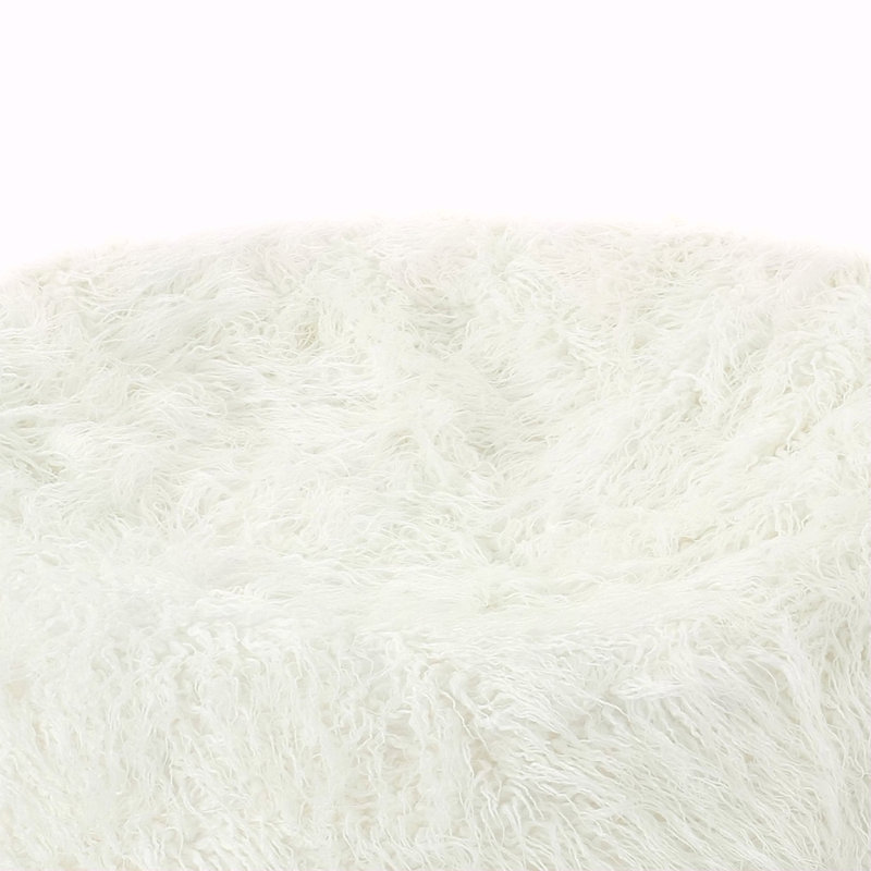 Sac à billes Mahin, Fausse fourrure blanche 
