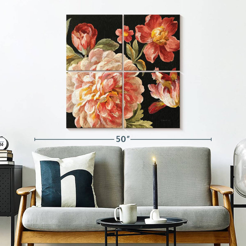 Harnek - mélange de fleurs, H 32 po x l 32 po