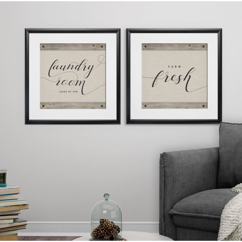 " Laundry Room " 2 - Pieces