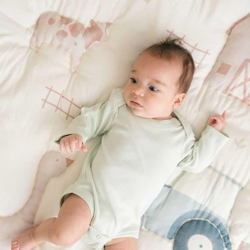 Charlie Farmhouse Quilted Baby Play Mat