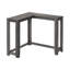 Console grise en stratifié pour appartements - Table d'appoint étroite avec entrée contemporaine de style moderne