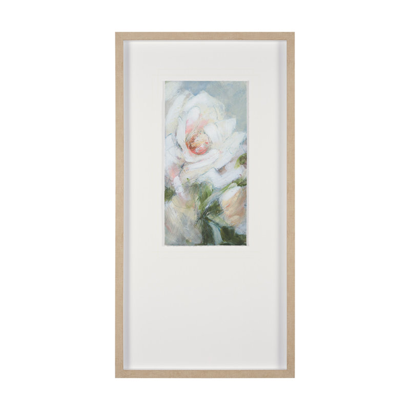 «Magnolia aromatique» par Studio, reproduction d'art encadrée à la main emmêlée sous verre, Aromatic Rose