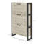 Armoire à chaussures avec 3 tiroirs rabattables, armoire de rangement pour chaussures autoportante
