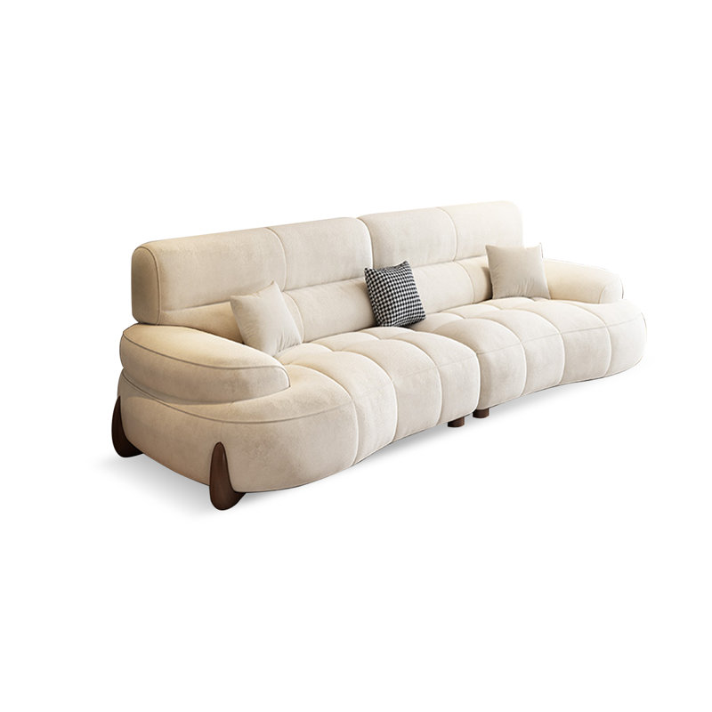 Coussin blanc modulaire 100% polyester
