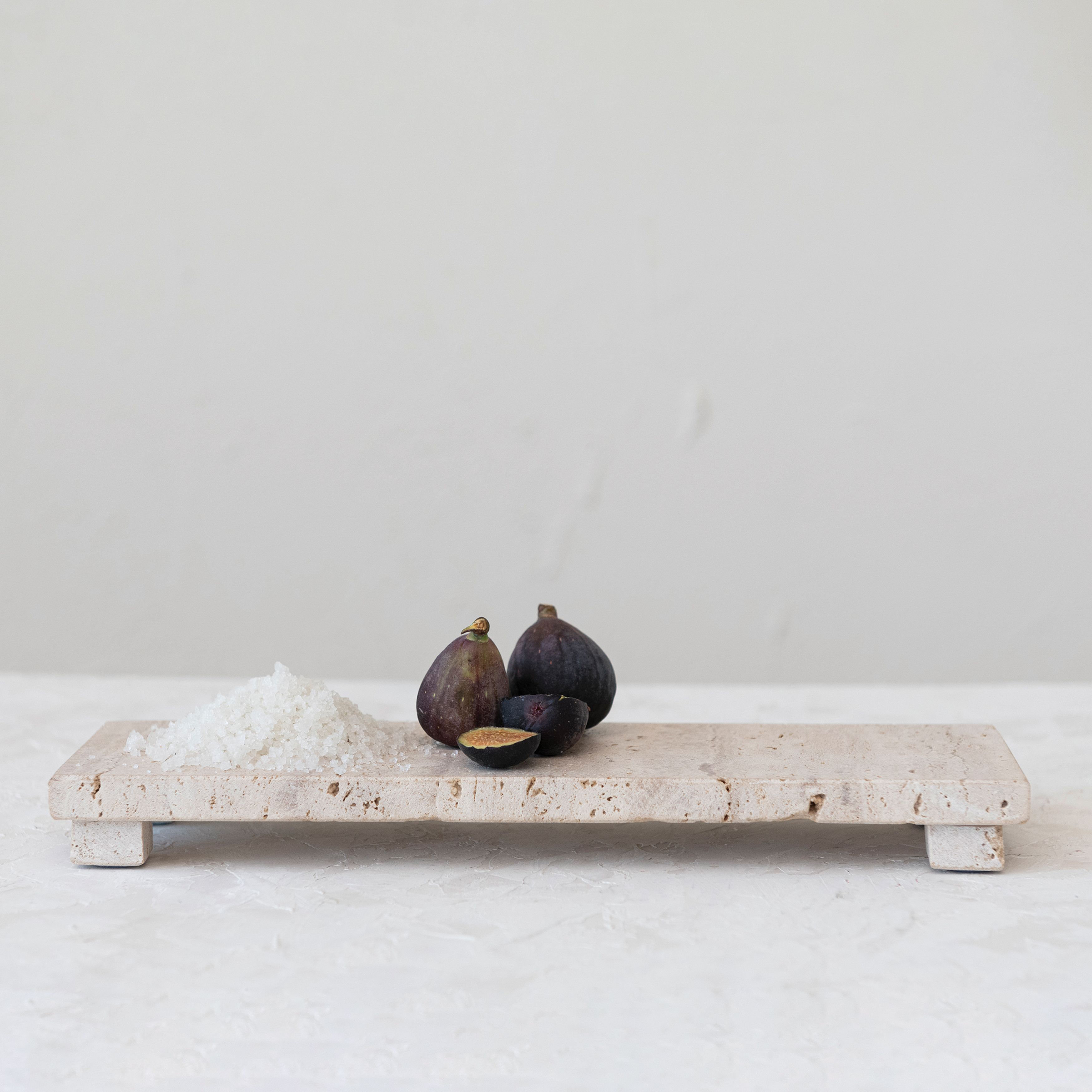 Creative Co-Op Scandinavian Travertine Footed Charcuterie Board | Wayfair