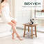 Tabouret de douche imperméable en bois de polyéthylène avec tablette de rangement, brun, petit, limite de 350 lb-1936608340-1936608426