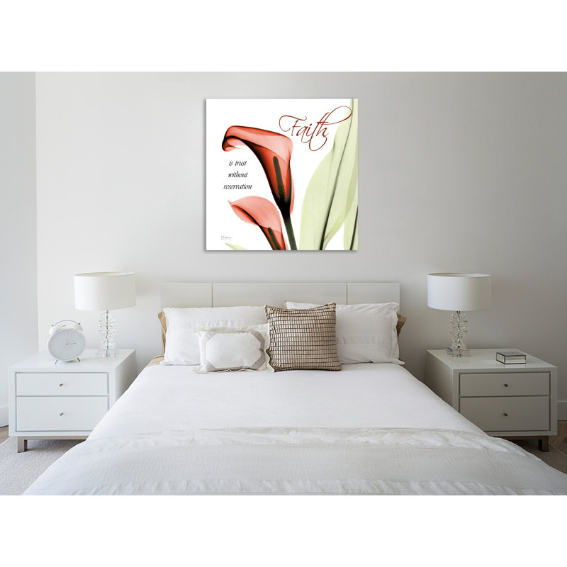 "Callas Faith", toile tendue par Albert Koetsier, H 18 po x l 18 po x P 1,5 po