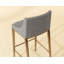 Dionne Upholstered Stool with Metal Frame-1174693905