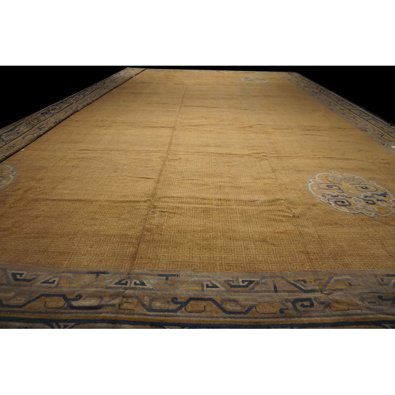 Antique Oversized Savonnerie Austrian Knotted Rug