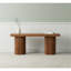 Banc cannelé en bois massif Artisan Furniture