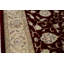Tapis rouge et beige noué à la main de haute qualité