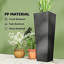 Ensemble de 2 pots à fleurs hauts-1186128815