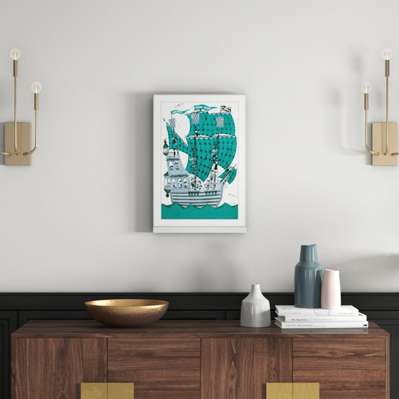 Single Picture Frame Print, 61cm H x 41cm W x 3.81cm D
