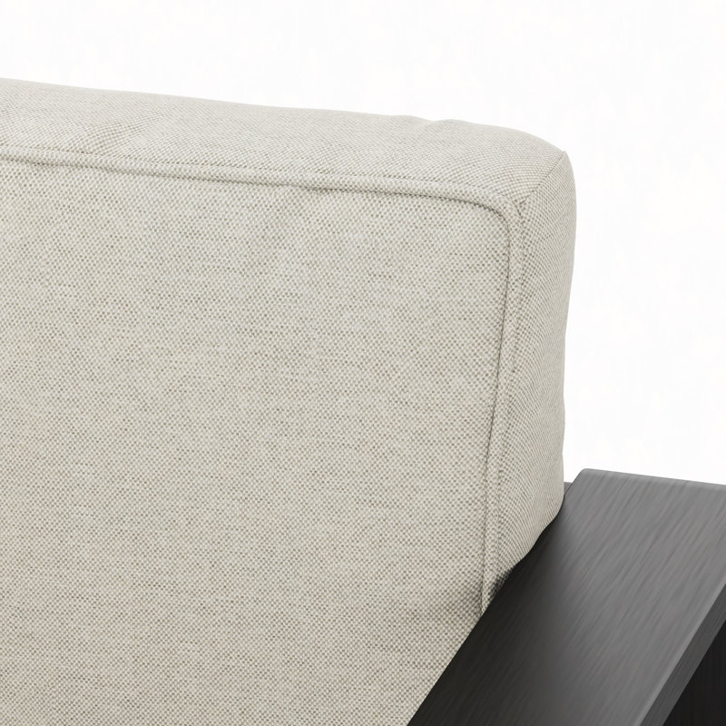 Finition de la causeuse avec coussin