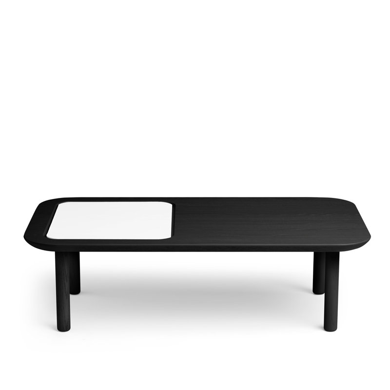 Table basse Take Note + Bloc-notes, Noir, noir, noir, noir