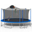 Trampoline ovale pliable pour tout-petits de 14 pi avec guidon Ceballos