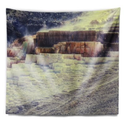 Seascape hot springs dans tapisserie yellowstone