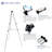Audio-Visual Direct Folding Adjustable Aluminum Tripod Easel