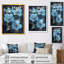 Monochromes bleus, paix, cornouiller fleur II - cornouiller, art mural-945037231-945037237