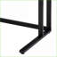 Bureaux, bureau d'écriture moderne avec port USB, H 30 po x l 47 po x P 24 po | Noyer et noir | Bois et métal
