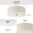Chantey Linen Flush Mount-1593096540