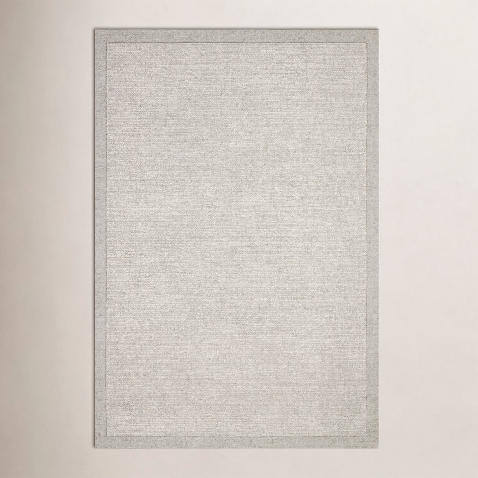 Henley Ivory / Silver Area Rug, Rectangle 5' x 7'6"