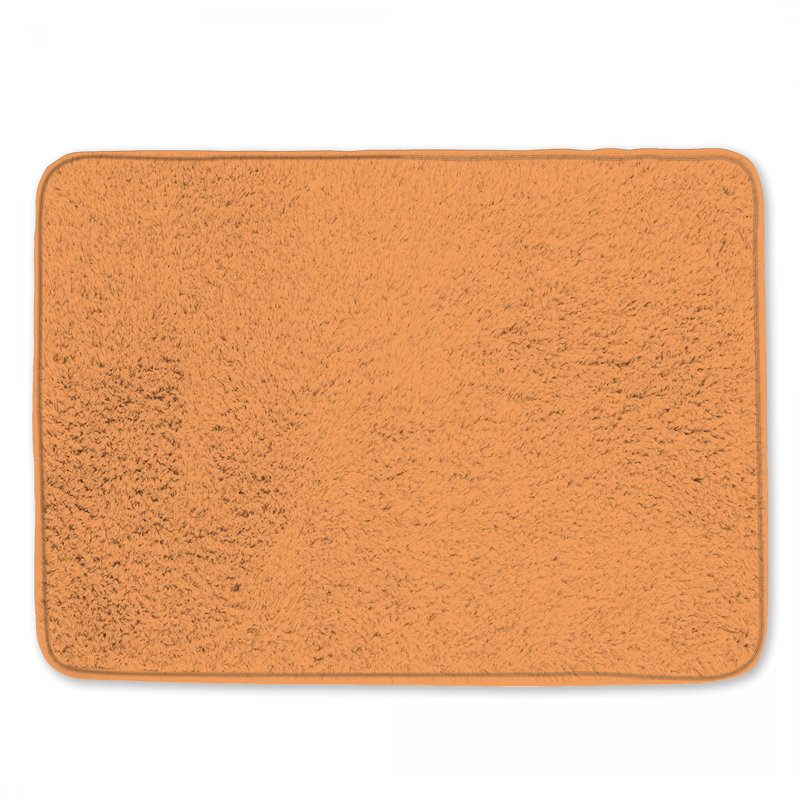 Tapis de bain beige uni, L 24 po x L 17 po