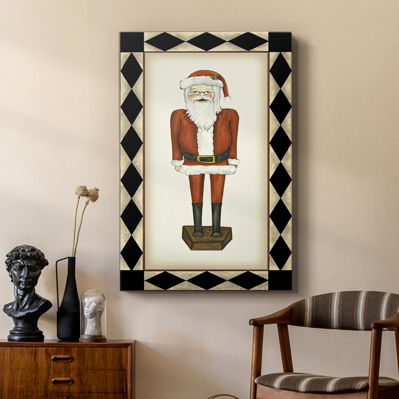 Jolly Santa - galerie Cavas sur mesure, H 36 po x l 24 po