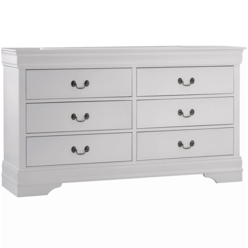 Commode de style traditionnel Louis Phillippe, Blanc