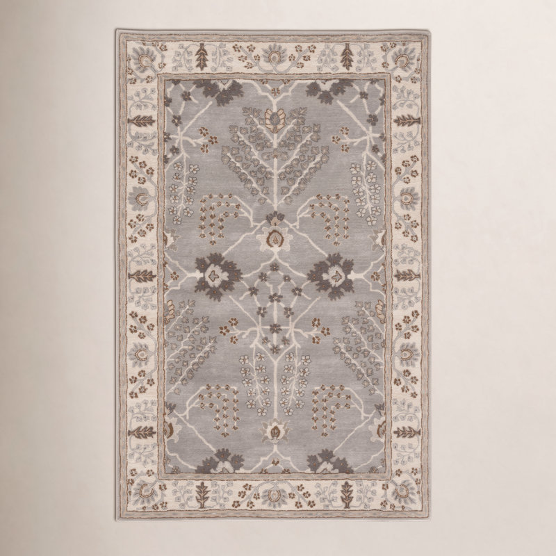 Poeme Wool Oriental Area Rug, Rectangle 9' x 12'