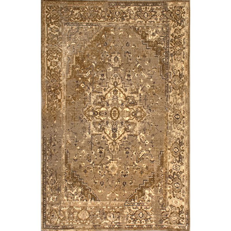 Tapis oriental naturel touffeté Deckland, Rectangle 8 pi x 10 pi