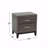 Two-Tone Wooden Nightstand With 2 Drawers-1717465417
