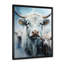 Aquarelle Highland Yaks Family I - Yaks, art mural sur toile-97204296-97204285