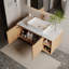 Meuble-lavabo simple avec comptoir en pierre frittée Dexheart-1798174535-1788854393
