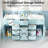 60" Modern Blue Freestanding Double Sink Bathroom Vanity Set with Integrated Sinks and Storage-1467678566