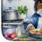 Australian Shepherd The Chef Dish Drying Mat